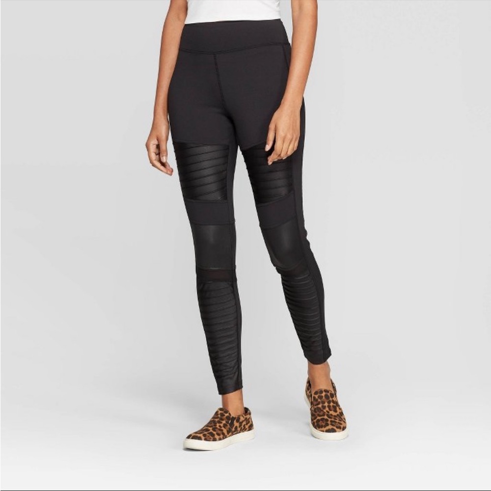 High Waist Moto legging